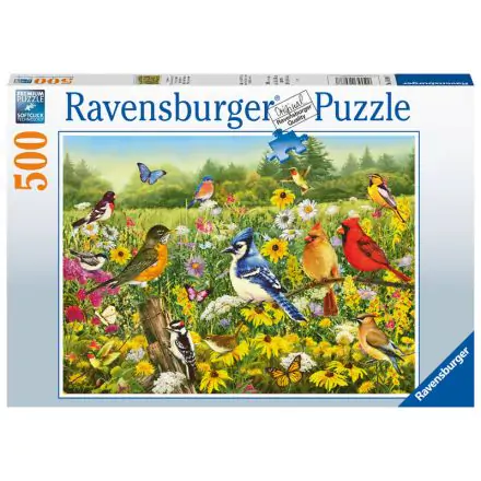 Birds in the meadow London puzzle 500pcs product photo