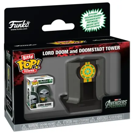 Bitty Funko POP figure Ride Marvel Studios Avengers Doomsday Lord Doom And Doomstadt Tower product photo