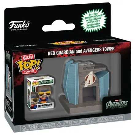 Bitty Funko POP figure Ride Marvel Studios Avengers Doomsday Red Guardian And Avengers Tower product photo