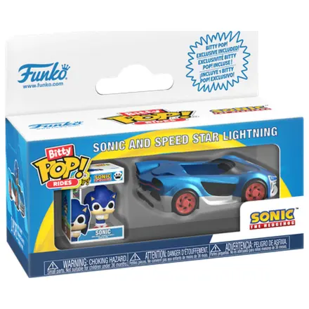 Bitty Funko POP figure Ride Sonic The Hedgehog Sonic and Speed Star w/Sonic Lightning product photo