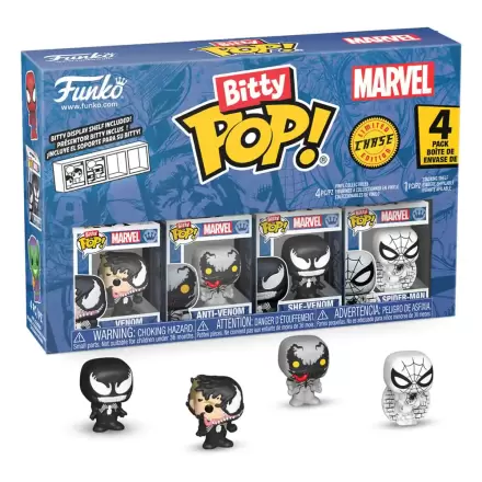 Bitty Funko POP Marvel Spider-Man Vinyl Figure 4-Pack Venom product photo