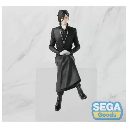 Black Butler: Boarding School Arc PM Perching PVC Statue Sebastian Michaelis 16 cm  product photo