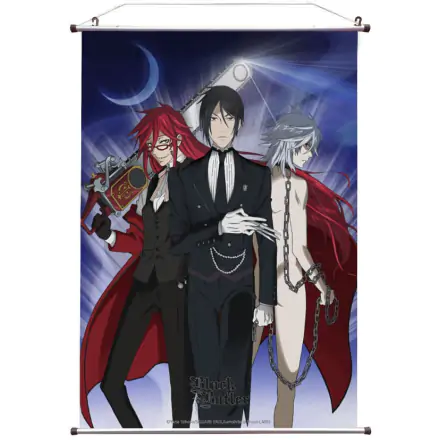 Black Butler Wallscroll Sebastian, Grell & Pluto 60 x 90 cm termékfotója