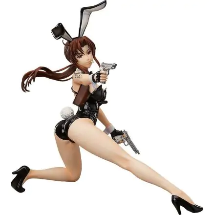 Black Lagoon PVC Statue 1/4 Revy Bare Leg Bunny Version 35 cm product photo