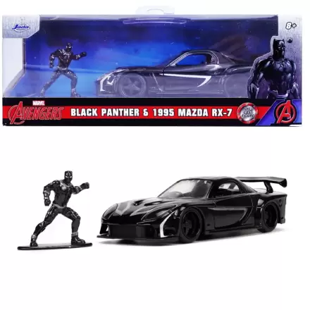 Black Panther Diecast Model 1/32 Mazda RX-7 product photo