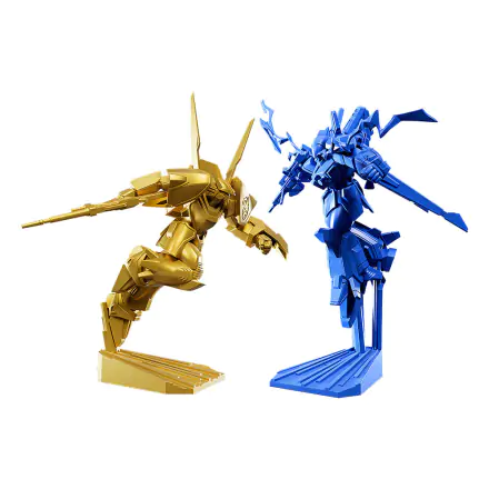 Blue Comet SPT Layzner Plastic Model Kits PLAMAX MF-73 minimum factory Layzner & Zakaal: SPT Color Ver. 7 cm product photo