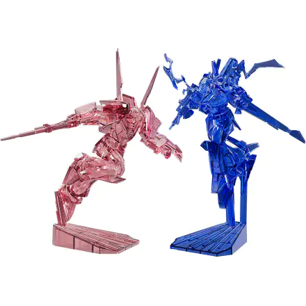 Blue Comet SPT Layzner Plastic Model Kits PLAMAX MF-74 minimum factory Layzner & Zakaal: V-MAX Color Ver. 7 cm product photo