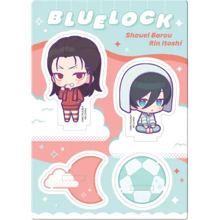 Blue Lock Acrylic Stand Buddycolle Good Night Ver. 4 Shouei Barou & Rin Itoshi 14 cm termékfotója