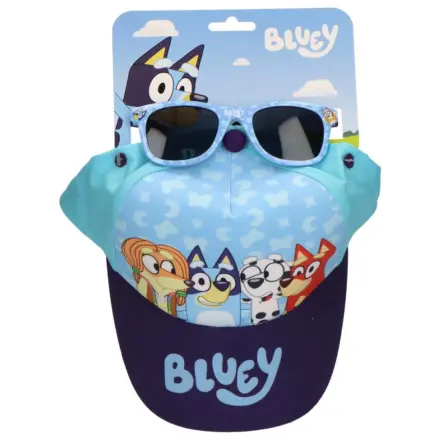 Bluey Blue Team Sunglasses and Baseball Cap Set product photo