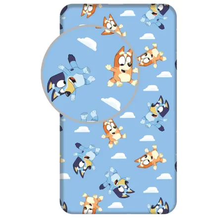 Bluey Clouds fitted sheet 90x200 cm product photo