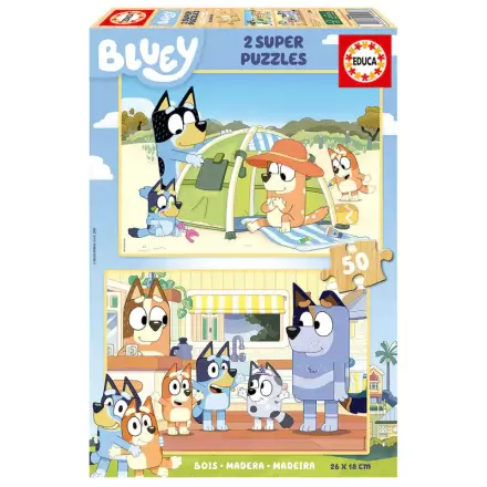 Bluey wood puzzle 2x50pcs termékfotója