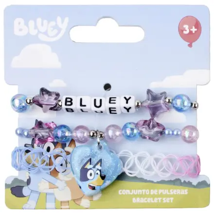 Bluey Heart Bracelet Set 3 pcs product photo