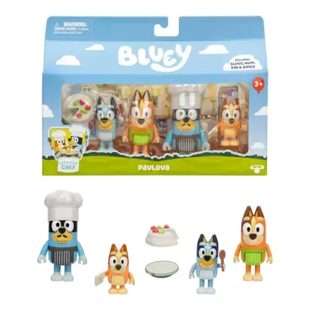 Bluey Lets Play Chef pack 4 figures product photo