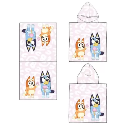 Bluey microfibre poncho beach towel product photo