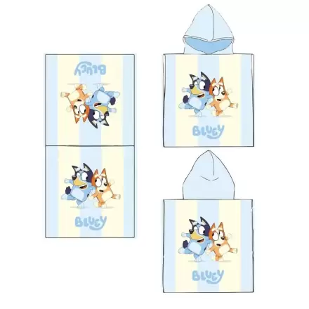 Bluey microfibre poncho beach towel product photo