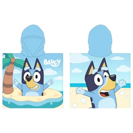 Bluey microfibre poncho towel product photo