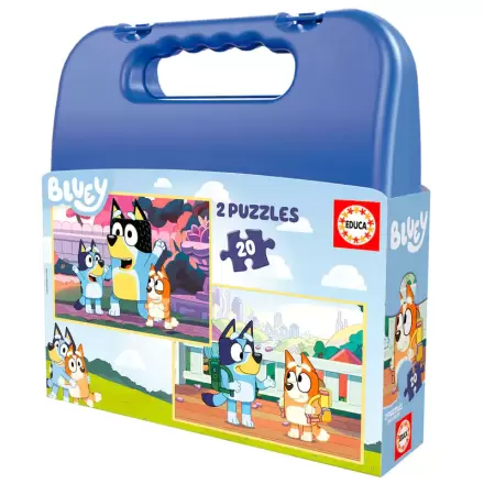 Bluey briefcase puzzle 2x20pcs termékfotója