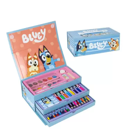 Bluey colouring stationery case termékfotója