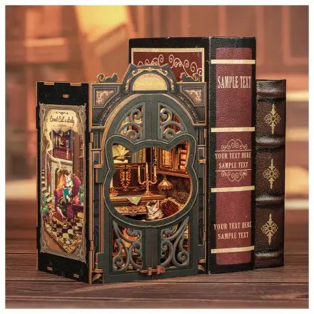 BOOK NOOK KIT DIY Count Cat's Study 108pc + LED Light product photo