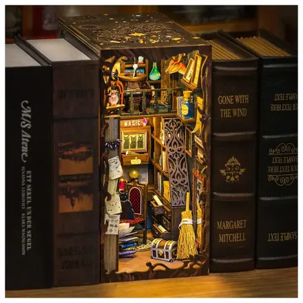 BOOK NOOK KIT DIY Magic Pharmacist 282pc + LED Light construction set product photo