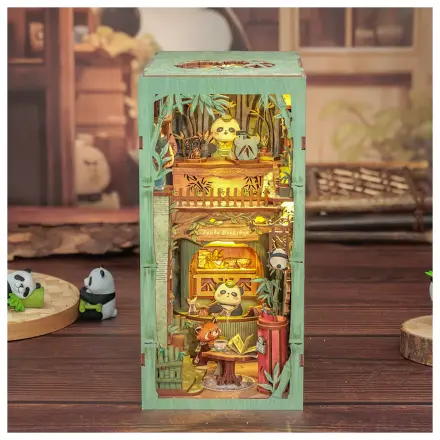 BOOK NOOK KIT DIY Panda Bookshop 239 db + LED Light construction set product photo