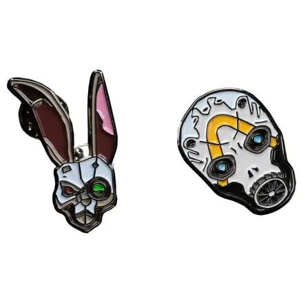 Borderlands Collectors Pins 2-Pack Bunny & Psycho Mask product photo