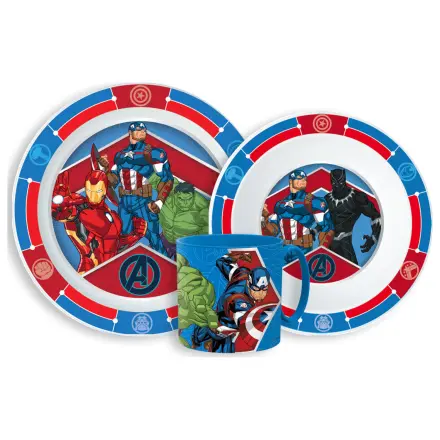 Avengers Army Dinnerware Set, Micro Plastic Set with Mug 265 ml product photo