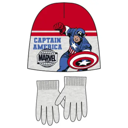 Avengers Captain America Kids Hat + Gloves Set 52 cm product photo