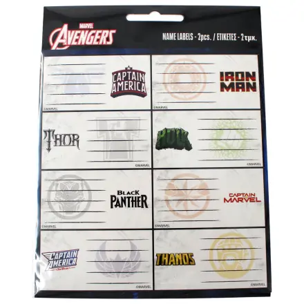 Avengers Heroes notebook label 16 pcs product photo
