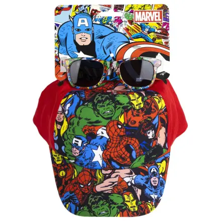 Avengers Red Sunglasses and Baseball Cap Set product photo