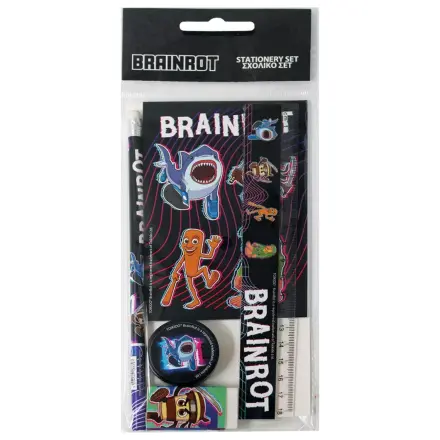 Brainrot Vibes Stationery Set 5 Pieces product photo