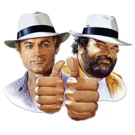 Bud Spencer & Terence Hill 3D Tin Sign Hill + Spencer 45 x 45 cm termékfotója