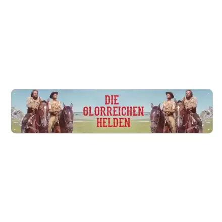 Bud Spencer & Terence Hill Tin Sign Die glorreichen Helden 46 x 10 cm product photo