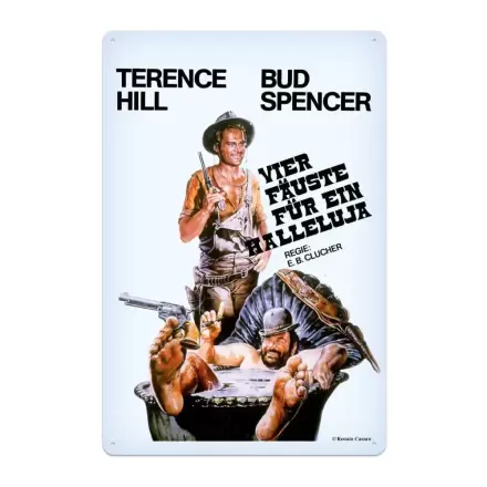 Bud Spencer & Terence Hill Tin Sign Vier Fäuste für ein Halleluja 20 x 30 cm termékfotója