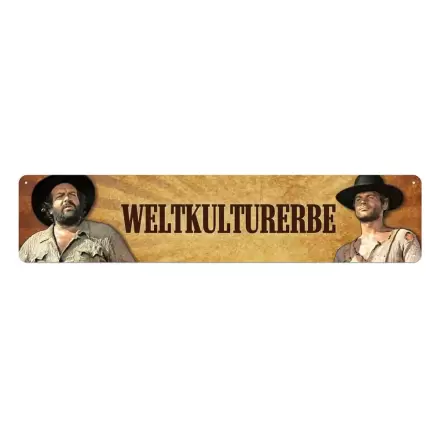 Bud Spencer & Terence Hill Tin Sign Weltkulturerbe 46 x 10 cm termékfotója