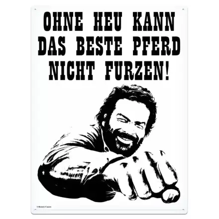Bud Spencer Tin Sign Pferd Faust 30 x 40 cm product photo