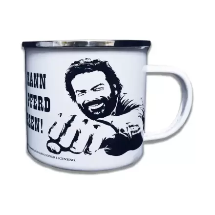 Bud Spencer Enamel Mug Pferd Faust termékfotója