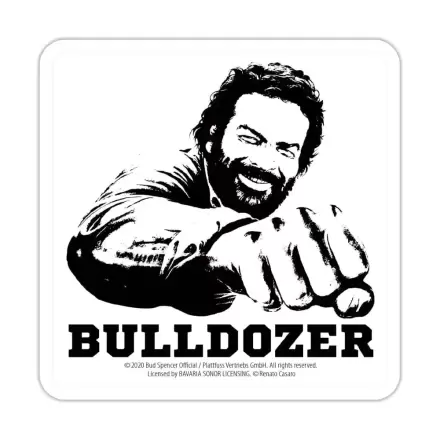 Bud Spencer Tin coasters Bulldozer 10 x 10 cm product photo