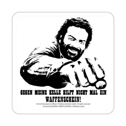 Bud Spencer Tin coasters Kelle 10 x 10 cm product photo