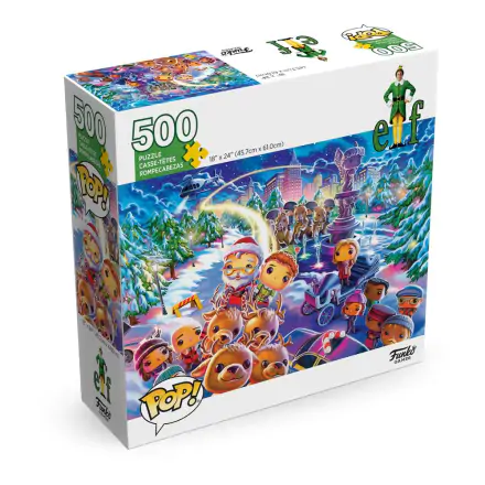 Buddy - Der Weihnachtself POP! Jigsaw Puzzle Collage (500 pieces) product photo
