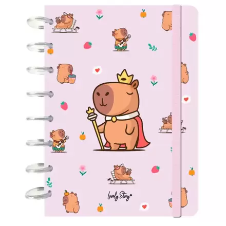 Capibara Majesty A5 notebook product photo