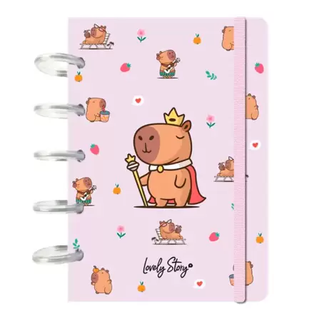 Capibara Majesty A6 notebook product photo