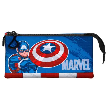 Marvel Captain America Gears triple pencil case termékfotója
