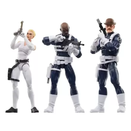 Captain America Marvel Legends Action Figure 3-Pack S.H.I.E.L.D. 15 cm termékfotója