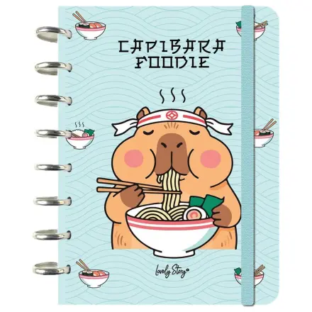 Capybara Foodie A5 notebook product photo