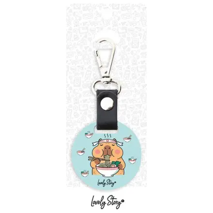 Capybara Foodie keyring product photo