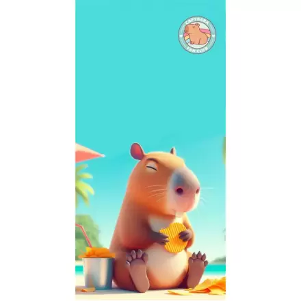 Capybara microfibre beach towel product photo