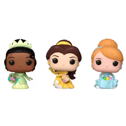 Carrot Pocket POP blister 3 figures Disney Princess Cinderella Tiana Bella termékfotója