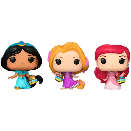 Carrot Pocket POP blister 3 figures Disney Princess Rapunzel Ariel Jasmin termékfotója