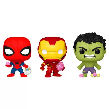 Carrot Pocket POP blister 3 figures Marvel Spiderman Hulk Iron Man termékfotója